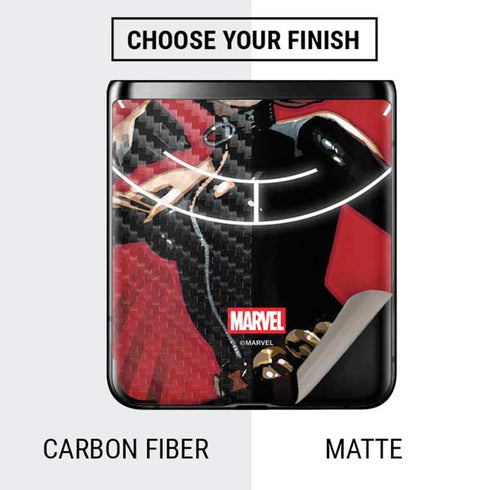 Marvel Black Widow Widowmaker Galaxy Z Flip Skin