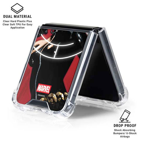 Marvel Black Widow Widowmaker Galaxy Z Flip6 Clear Case