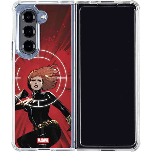 Marvel Black Widow Widowmaker Galaxy Z Fold5 5G Clear Case