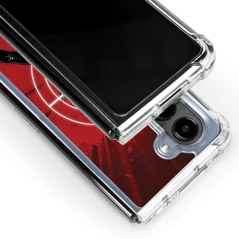Marvel Black Widow Widowmaker Galaxy Z Fold5 5G Clear Case
