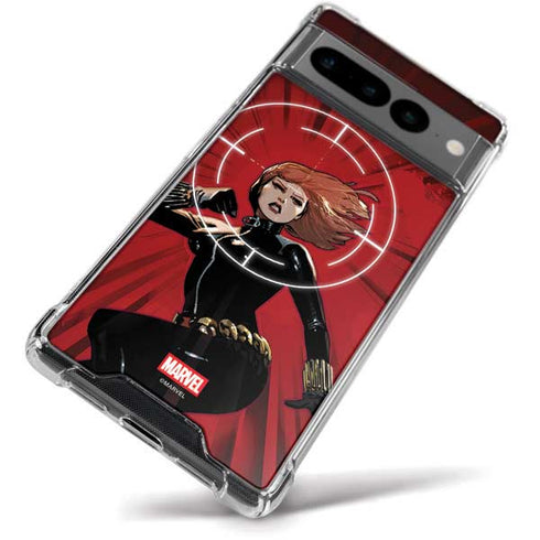 Marvel Black Widow Widowmaker Google Pixel 7 Pro Clear Case