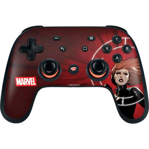 Marvel Black Widow Widowmaker Google Stadia Controller Skin