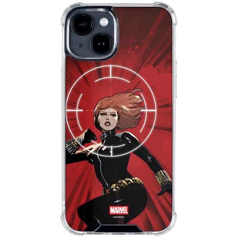 Marvel Black Widow Widowmaker iPhone 14 Clear Case