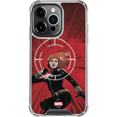 Marvel Black Widow Widowmaker iPhone 14 Pro Clear Case