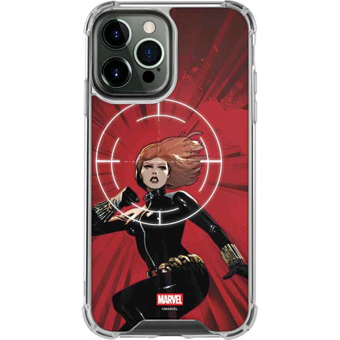 Marvel Black Widow Widowmaker iPhone 14 Pro Max Clear Case