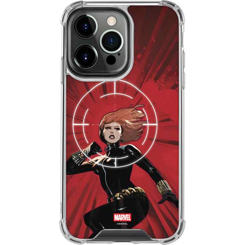 Marvel Black Widow Widowmaker iPhone 15 Pro Clear Case