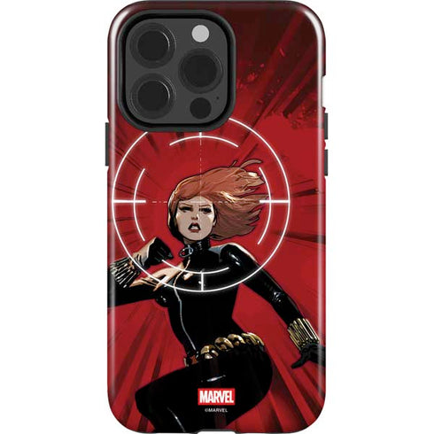 Marvel Black Widow Widowmaker iPhone 15 Pro Impact Case