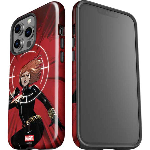 Marvel Black Widow Widowmaker iPhone 15 Pro Impact Case