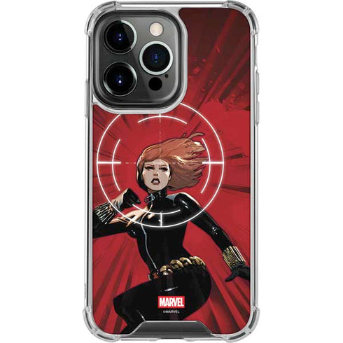 Marvel Black Widow Widowmaker iPhone 15 Pro Max Clear Case
