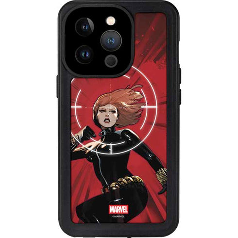 Marvel Black Widow Widowmaker iPhone 15 Pro Waterproof Case