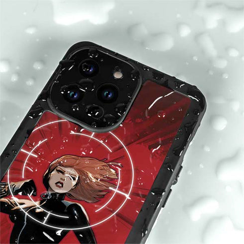 Marvel Black Widow Widowmaker iPhone 15 Pro Waterproof Case