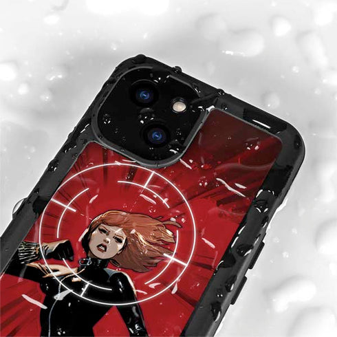 Marvel Black Widow Widowmaker iPhone 15 Waterproof Case