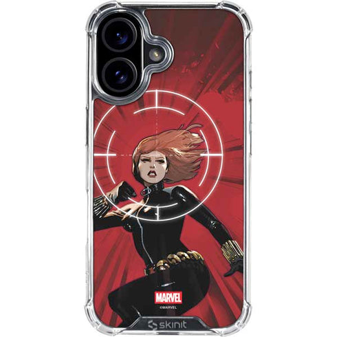 Marvel Black Widow Widowmaker iPhone 16 Clear Case