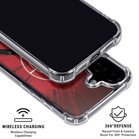 Marvel Black Widow Widowmaker iPhone 16 Clear Case