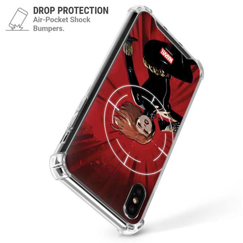 Marvel Black Widow Widowmaker iPhone XS Max Clear Case