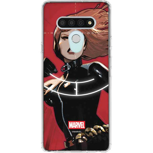 Marvel Black Widow Widowmaker LG Stylo 6 Clear Case