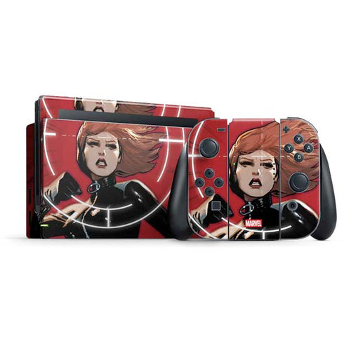 Marvel Black Widow Widowmaker Nintendo Switch Bundle Skin