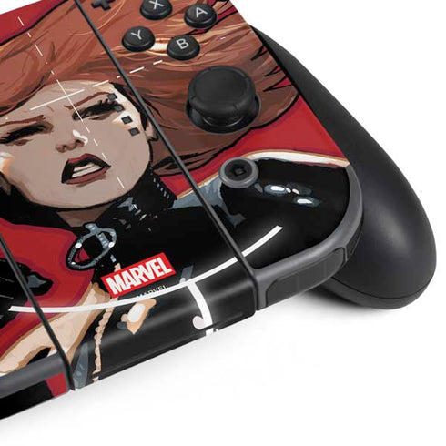 Marvel Black Widow Widowmaker Nintendo Switch (2017-2021) Joy-Con Controller Skin