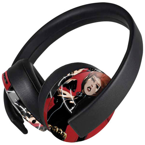 Marvel Black Widow Widowmaker PlayStation 4 Gold Wireless Headset Skin