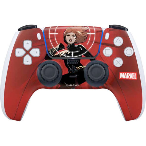 Marvel Black Widow Widowmaker PS5 Controller Skin