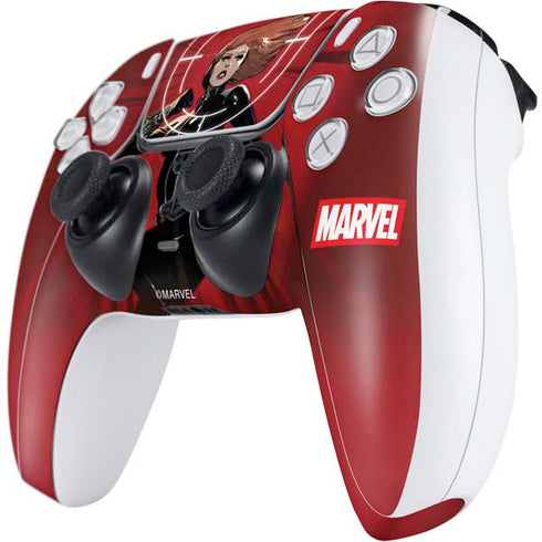Marvel Black Widow Widowmaker PS5 Controller Skin