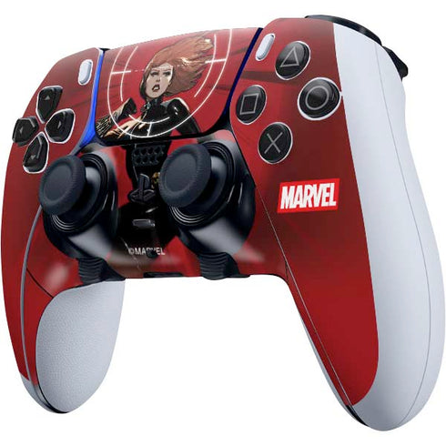 Marvel Black Widow Widowmaker PS5 DualSense Edge Pro Controller Skin