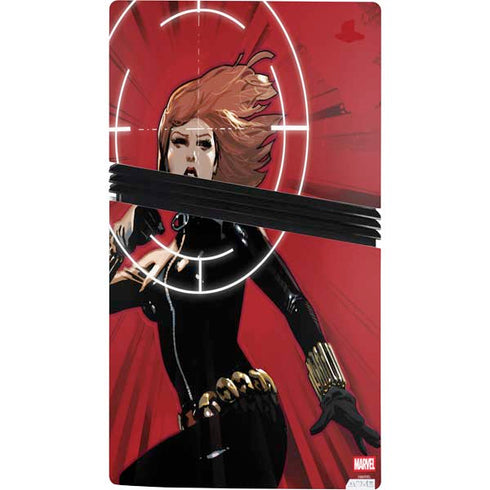 Marvel Black Widow Widowmaker PS5 Pro Console Skin