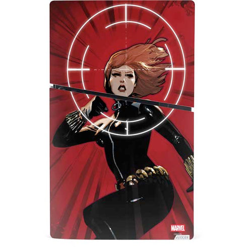 Marvel Black Widow Widowmaker PS5 Slim Digital Edition Console Skin