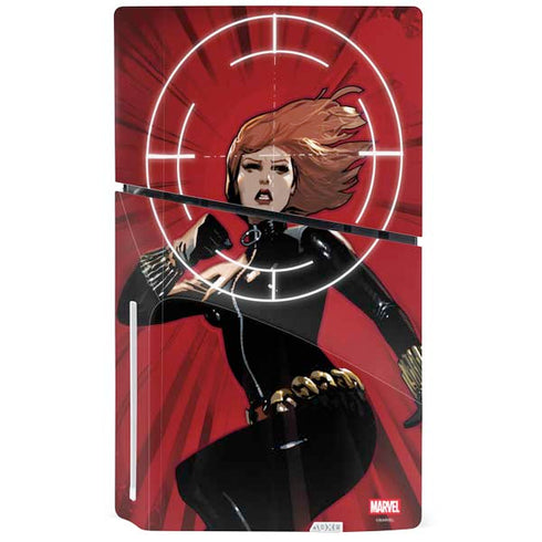 Marvel Black Widow Widowmaker PS5 Slim Disk Bundle Skin