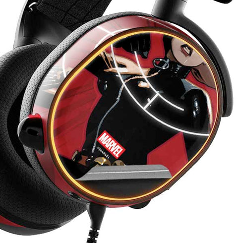 Marvel Black Widow Widowmaker SteelSeries Arctis 3 Skin