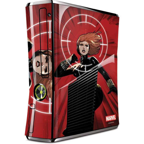 Marvel Black Widow Widowmaker Xbox 360 Slim (2010) Skin