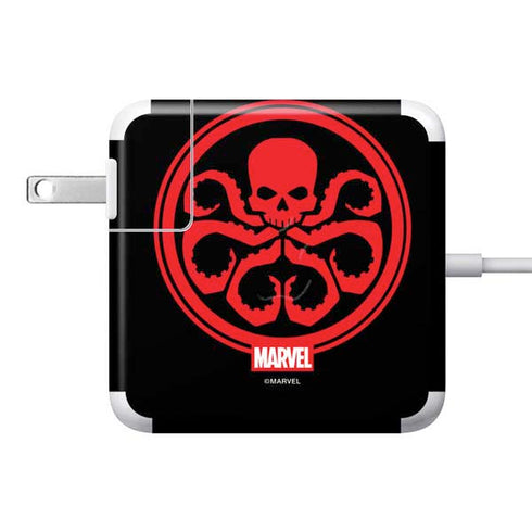 Marvel Captain America Hydra Symbol 85W Power Adapter (15 and 17 inch MacBook Pro Charger) Skin