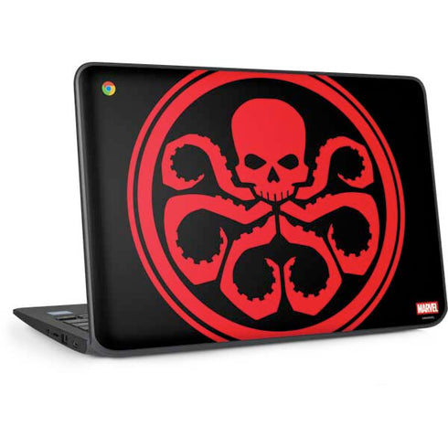 Marvel Captain America Hydra Symbol HP Chromebook Skin