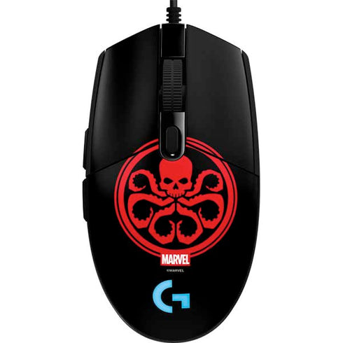 Marvel Captain America Hydra Symbol G203 Prodigy RGB Wired Gaming Mouse Skin