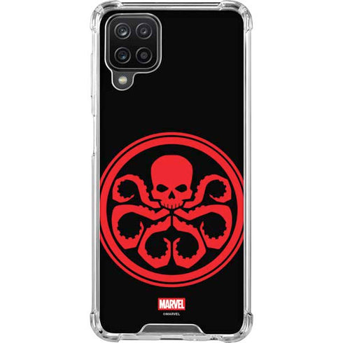 Marvel Captain America Hydra Symbol Galaxy A12 Clear Case