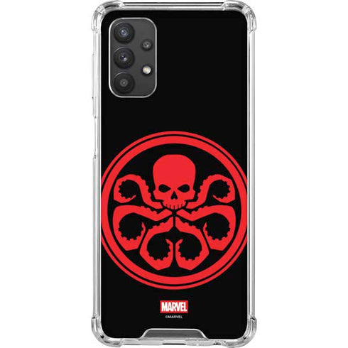 Marvel Captain America Hydra Symbol Galaxy A32 5G Clear Case