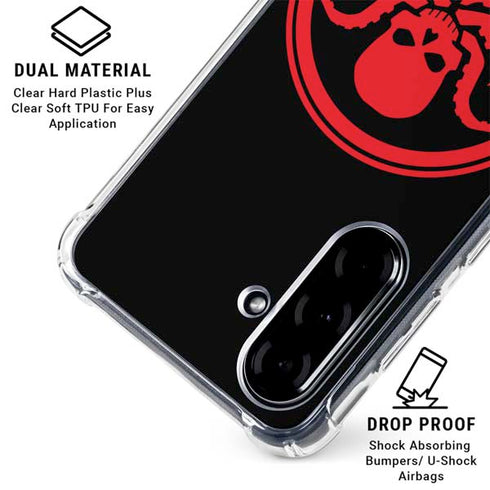 Marvel Captain America Hydra Symbol Galaxy A36 5G Clear Case