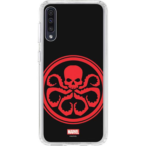 Marvel Captain America Hydra Symbol Galaxy A50 Clear Case