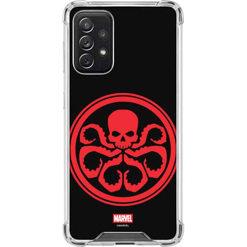 Marvel Captain America Hydra Symbol Galaxy A72 5G Clear Case