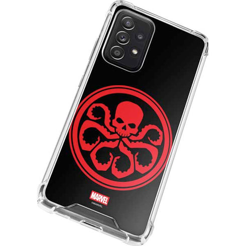 Marvel Captain America Hydra Symbol Galaxy A72 5G Clear Case