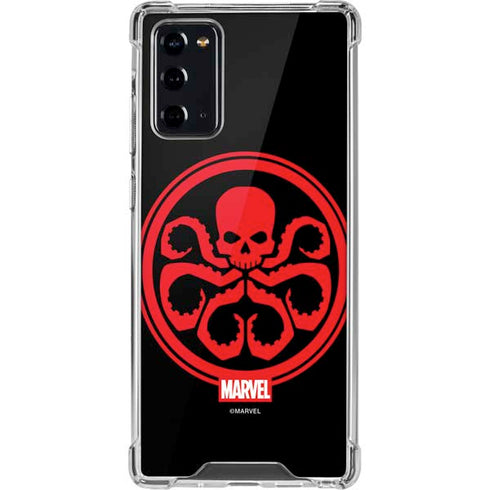 Marvel Captain America Hydra Symbol Galaxy Note20 5G Clear Case