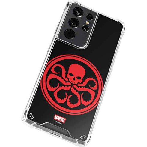 Marvel Captain America Hydra Symbol Galaxy S21 Ultra 5G Clear Case