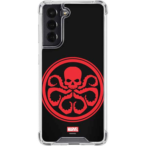 Marvel Captain America Hydra Symbol Galaxy S22 Clear Case