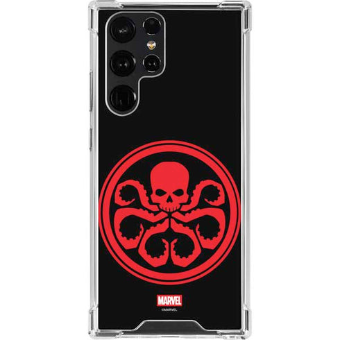 Marvel Captain America Hydra Symbol Galaxy S22 Ultra Clear Case