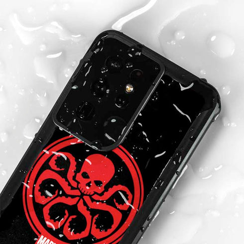 Marvel Captain America Hydra Symbol Galaxy S24 Ultra Waterproof Case