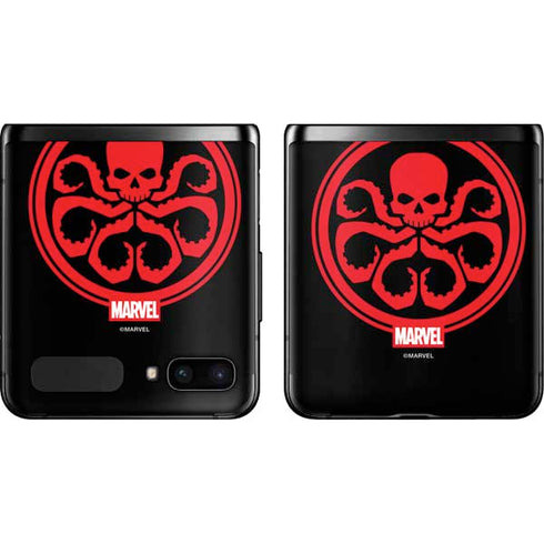 Marvel Captain America Hydra Symbol Galaxy Z Flip Skin