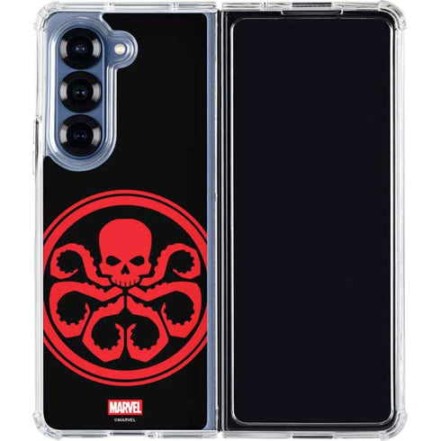 Marvel Captain America Hydra Symbol Galaxy Z Fold6 Clear Case