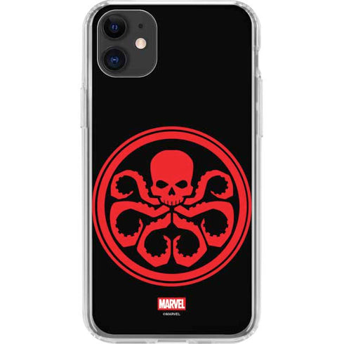Marvel Captain America Hydra Symbol iPhone 11 Clear Case