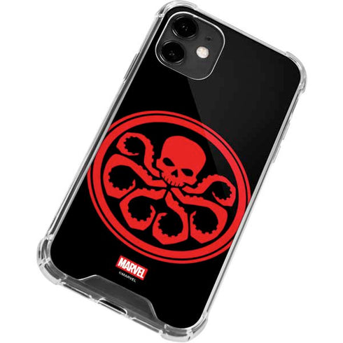 Marvel Captain America Hydra Symbol iPhone 12 Clear Case