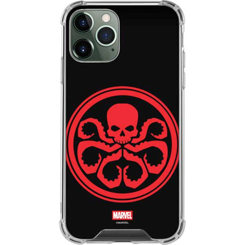 Marvel Captain America Hydra Symbol iPhone 12 Pro Clear Case